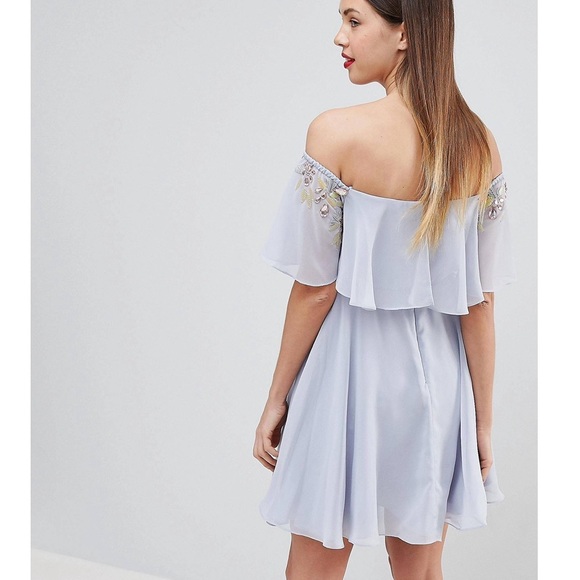 ASOS Embellished Skater Dress - Picture 2 of 8
